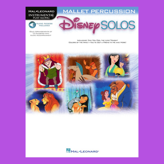 Disney Solos - For Mallet Percussion Play Along Book/Ola