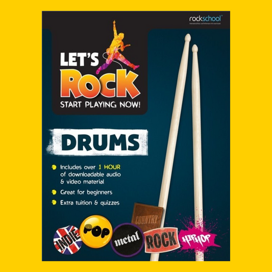 Rockschool Lets Rock Start Playing Now - Drums Book/Ola