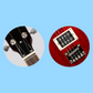 Flight - Pioneer Solid Body Cherry Red Electric Ukulele with Deluxe Padded Gig Bag