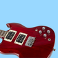 Flight - Pioneer Solid Body Cherry Red Electric Ukulele