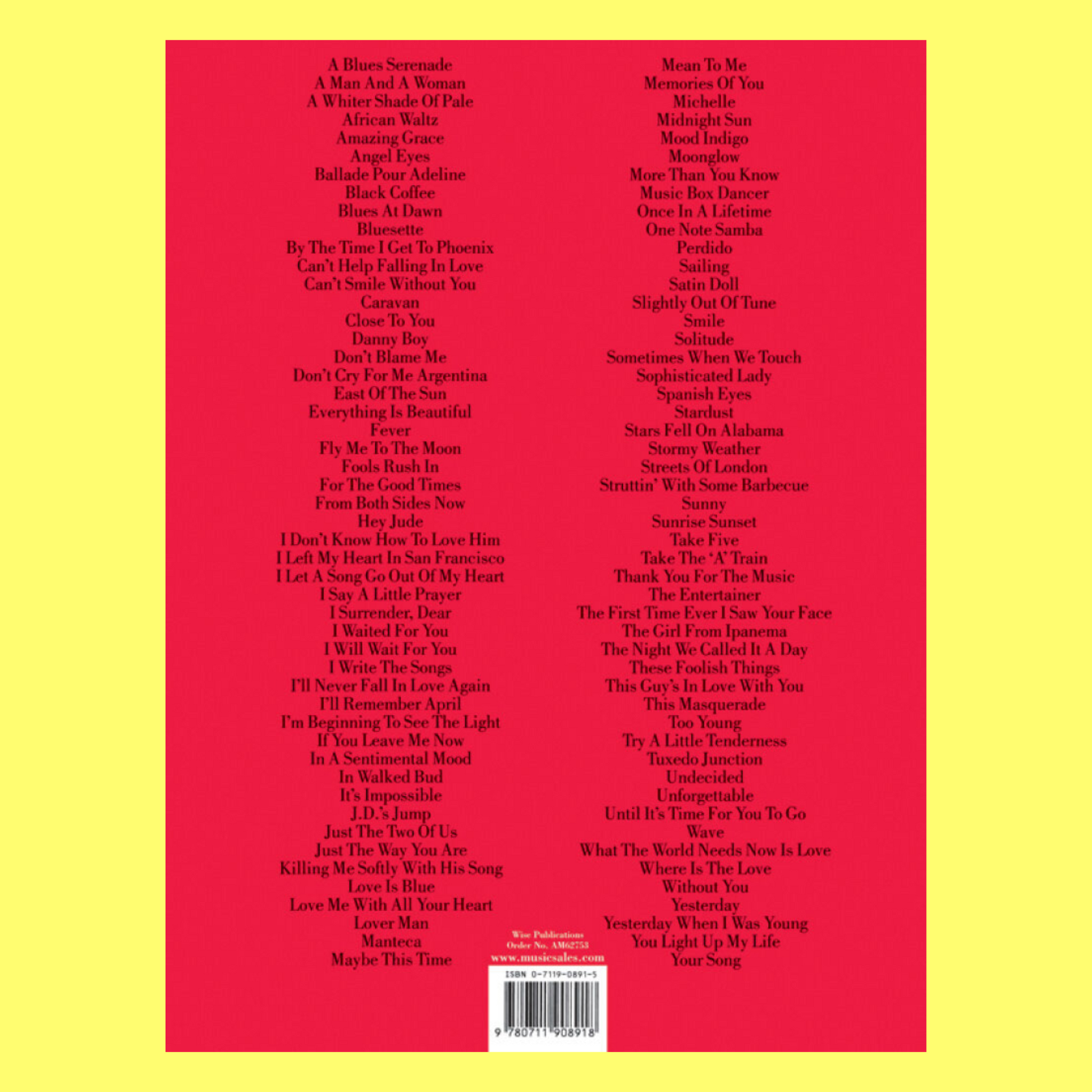100 Solos For Piano Songbook