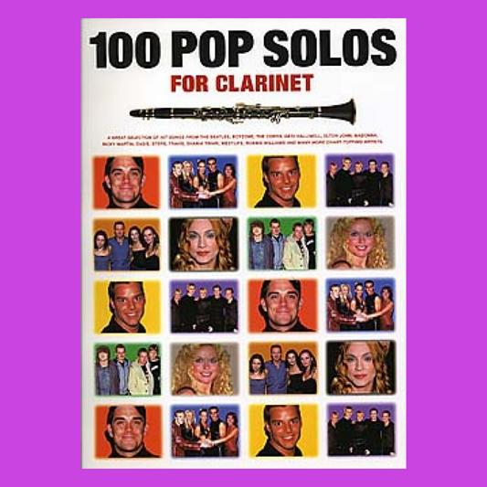 100 Pop Solos For Clarinet Songbook