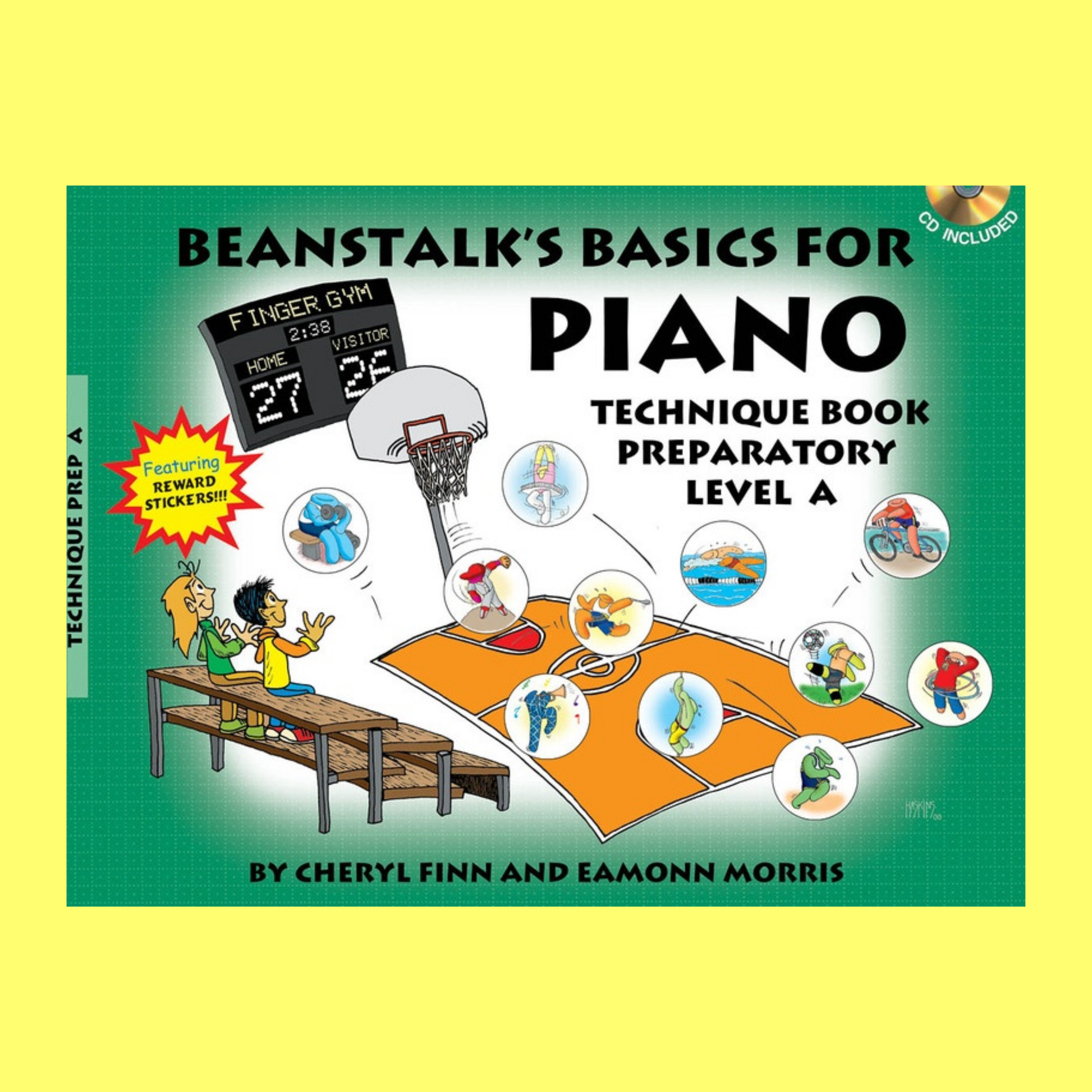 Beanstalks Basics For Piano - Technique Prep Level A (Book/Cd)