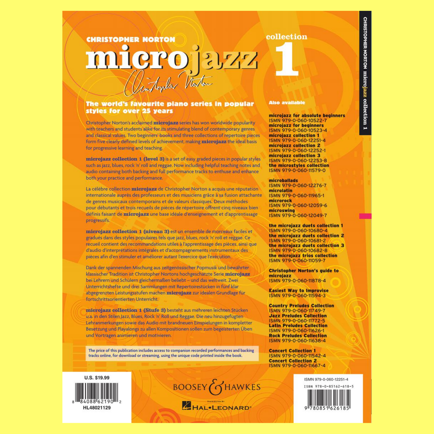Microjazz Collection 1 - Level 3 Piano Book/Cd