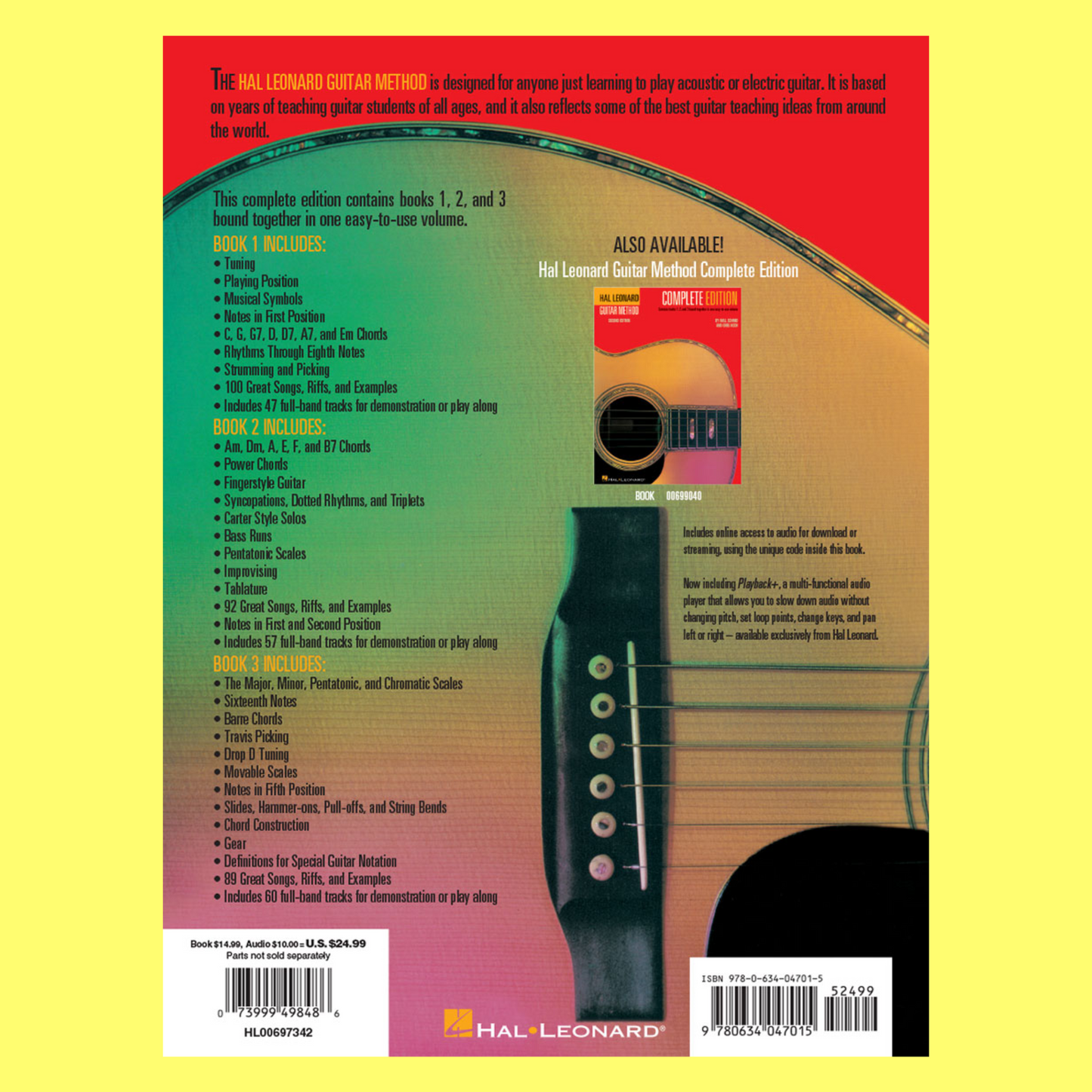Hal Leonard Guitar Method - Complete Edition (Books 1-3 Combined/Ola)