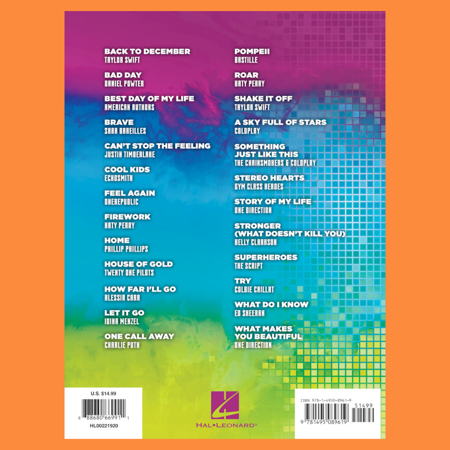 Pop Songs For Kids - Easy Piano Book
