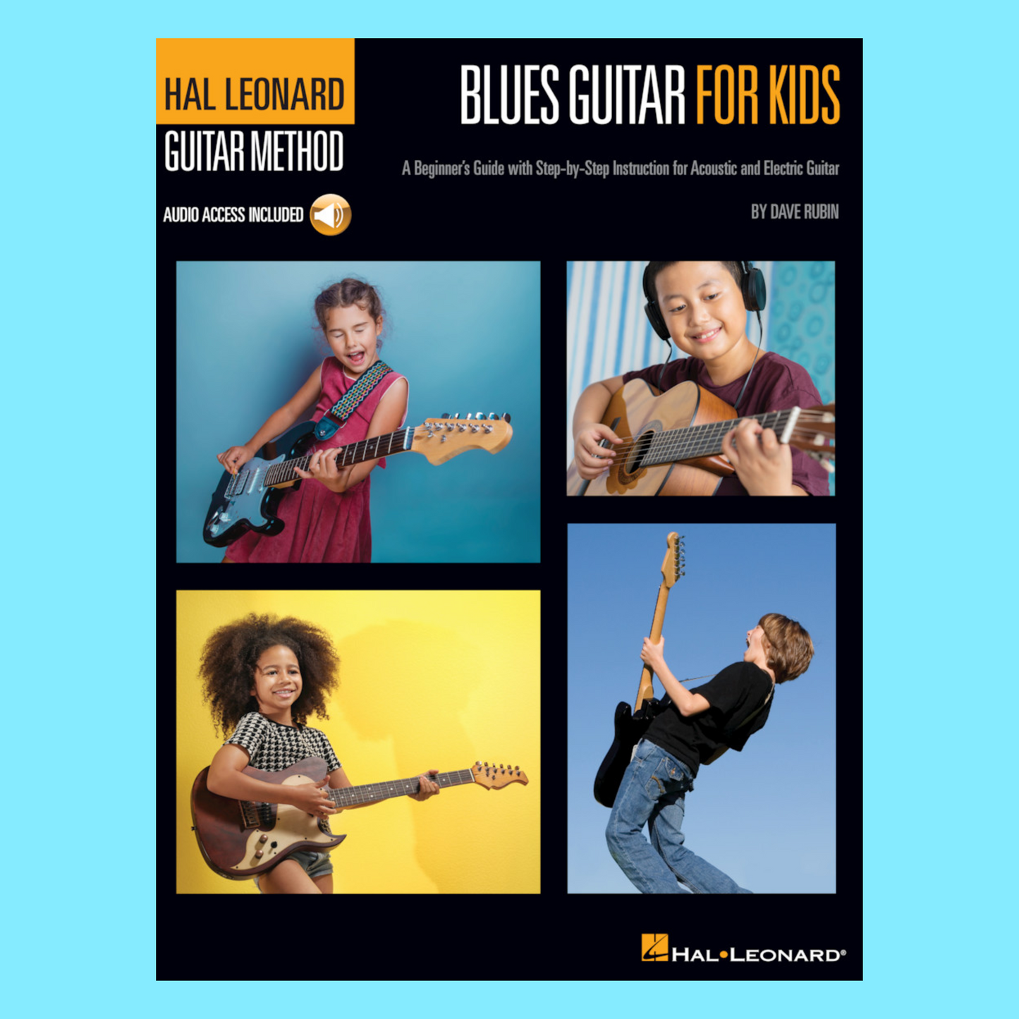 Hal Leonard Guitar Method For Kids - Blues Guitar Book (Book/Ola)
