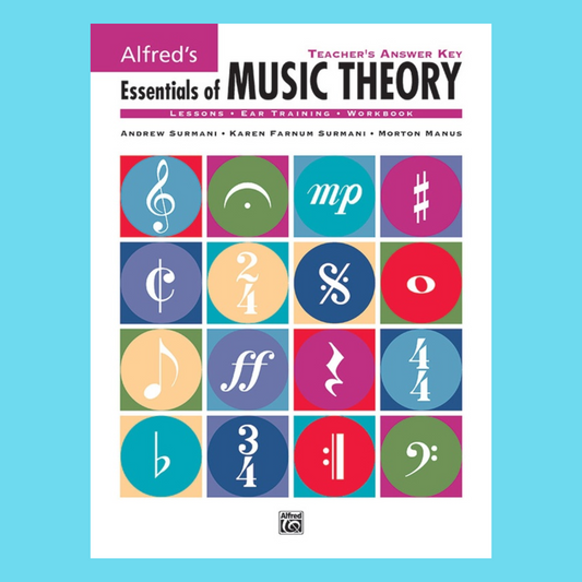 Alfred's Essentials Of Music Theory - Teacher's Answer Key Book