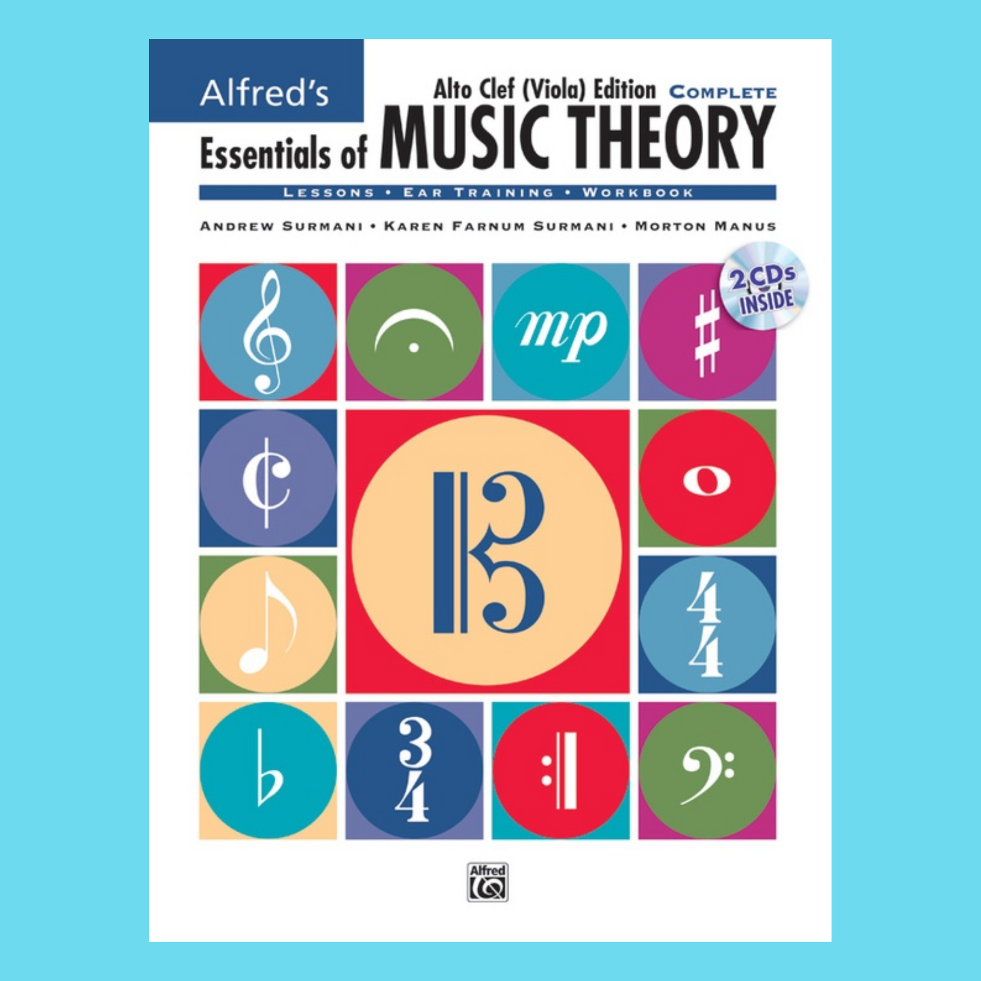 Alfred's Essentials Of Music Theory - Complete Alto Clef Viola Book (Book & Cd's)