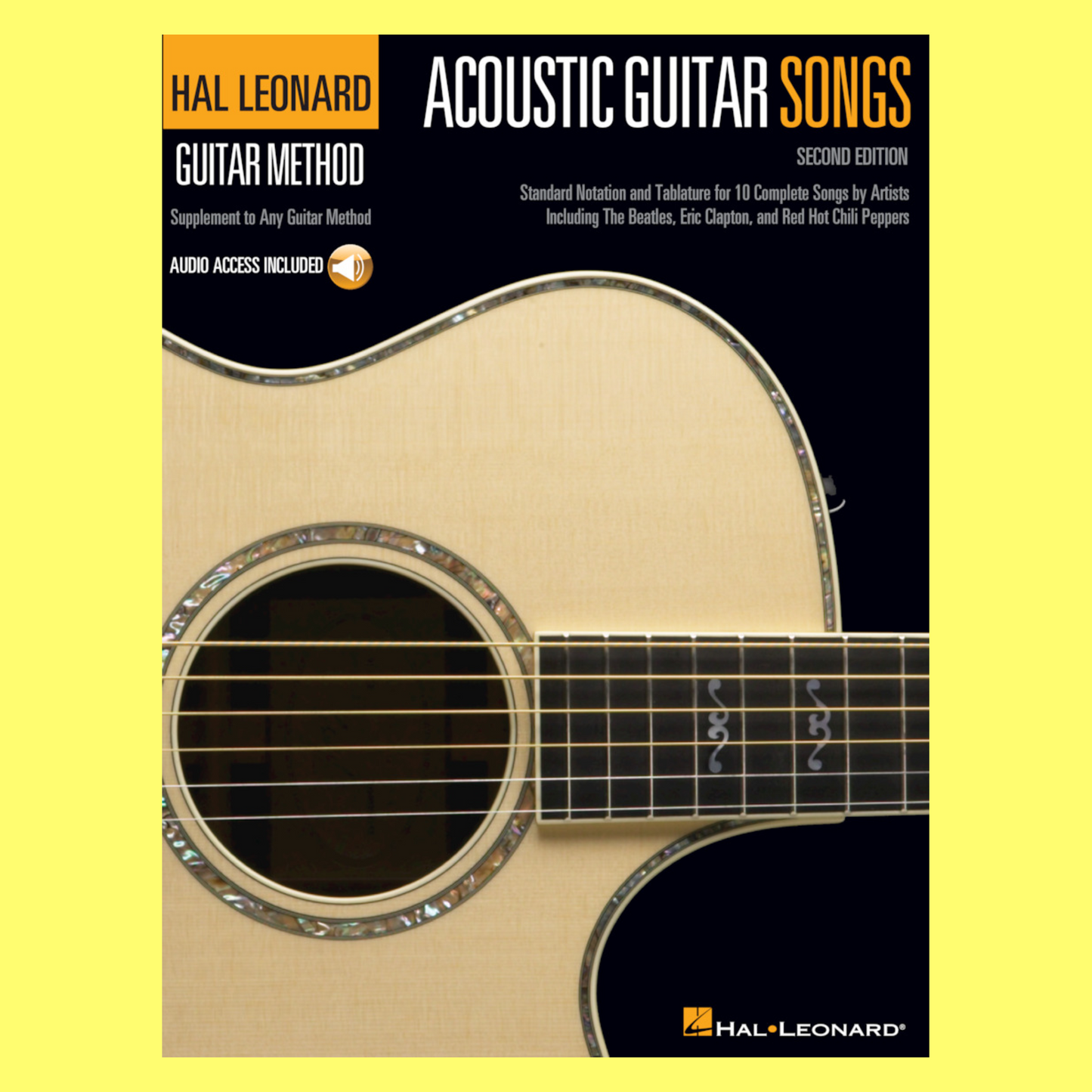 Hal Leonard Guitar Method - Acoustic Guitar Songbook (Book/Ola) 2nd Edition