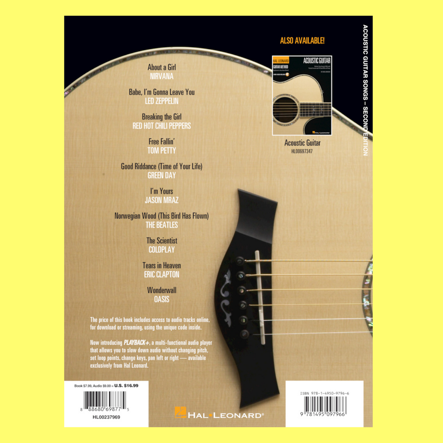 Hal Leonard Guitar Method - Acoustic Guitar Songbook (Book/Ola) 2nd Edition