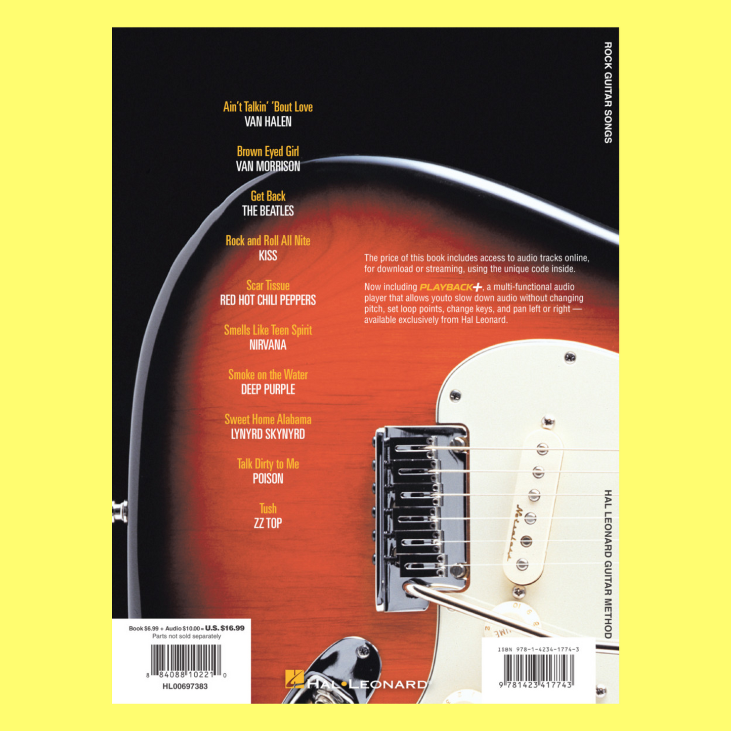 Hal Guitar Guitar Method - Rock Guitar Songbook (Book/Ola)