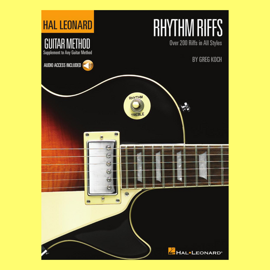 Hal Leonard Guitar Method - Rhythm Riffs Book (Book/Ola)