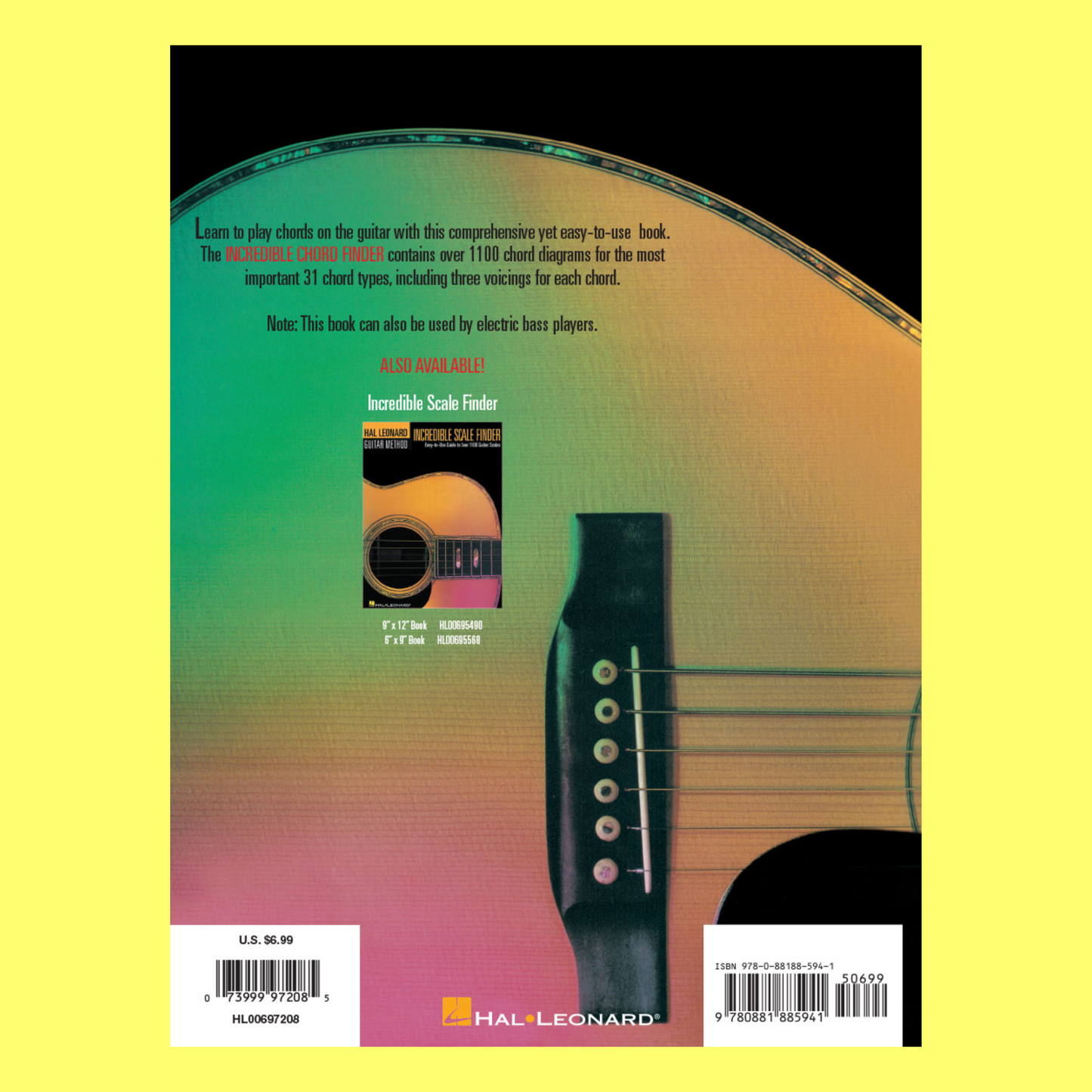 Hal Leonard Guitar Method - Incredible Chord Finder Book (2nd Edition)