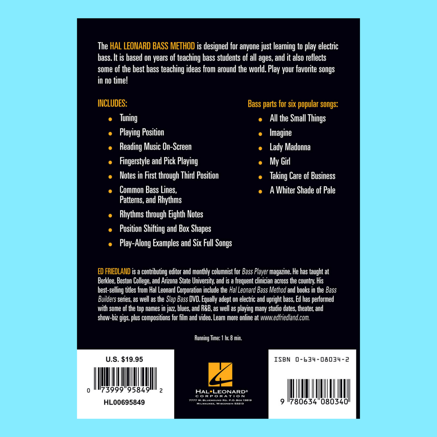Hal Leonard Bass Method - Beginning Electric Bass DVD