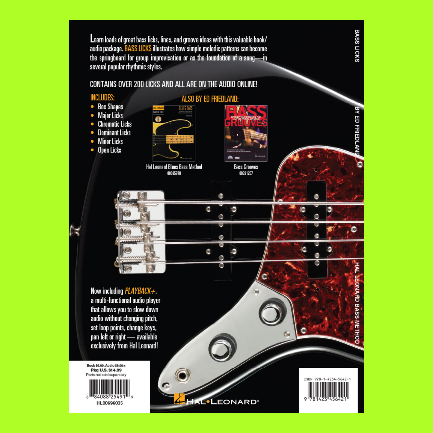 Hal Leonard Bass Method - Bass Licks (Book/Ola)