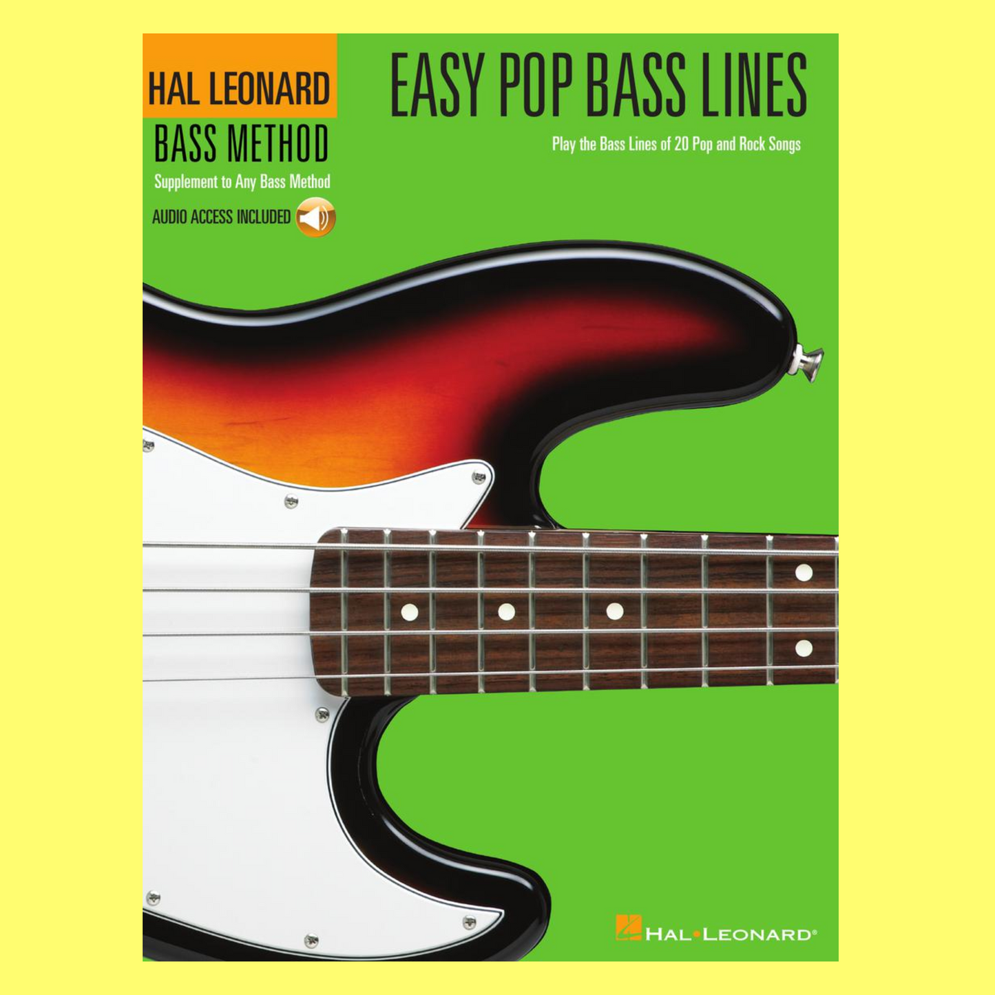 Hal Leonard Bass Method - Easy Pop Bass Lines Book/Ola