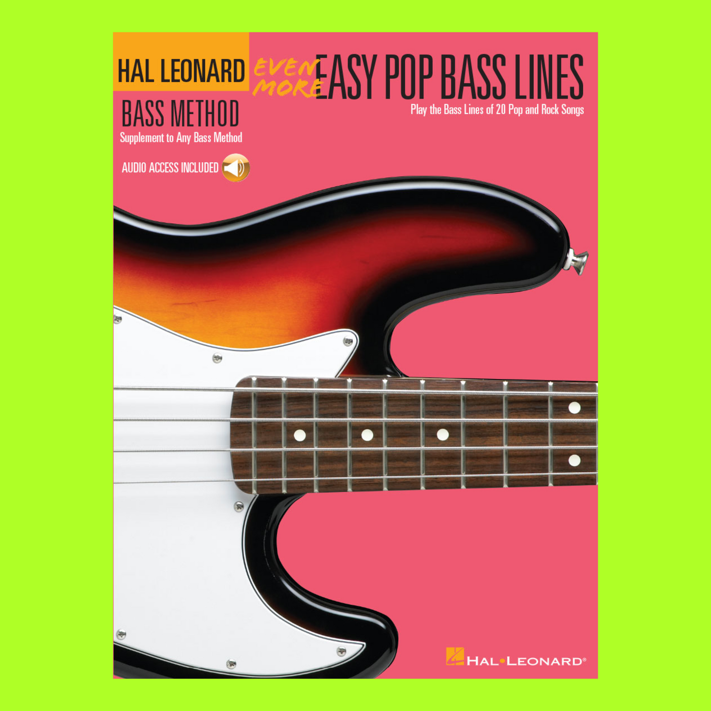 Hal Leonard Bass Method - Even More Easy Pop Bass Lines Book/Ola
