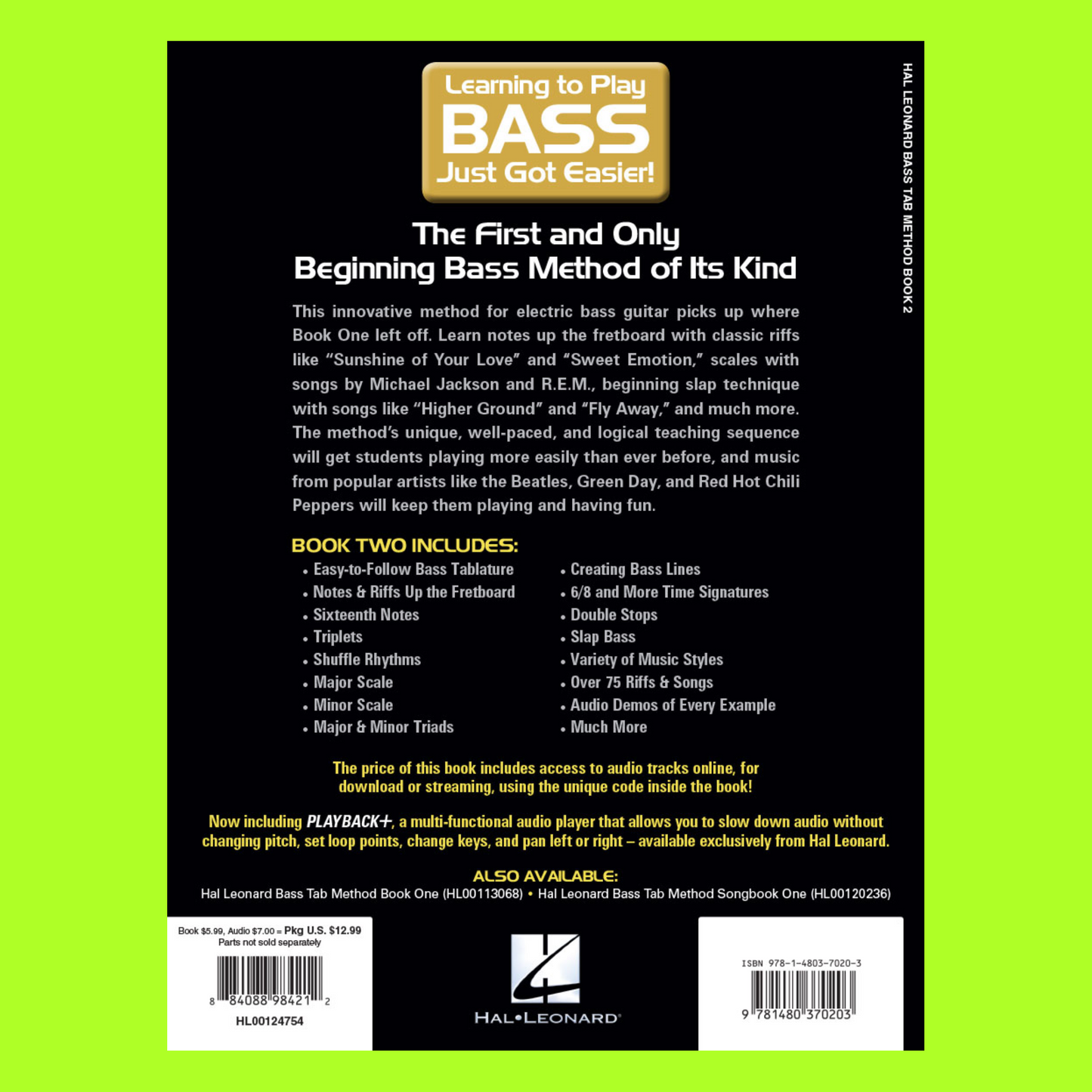 Hal Leonard Bass Tab Method - Book 2 (Book/Ola)