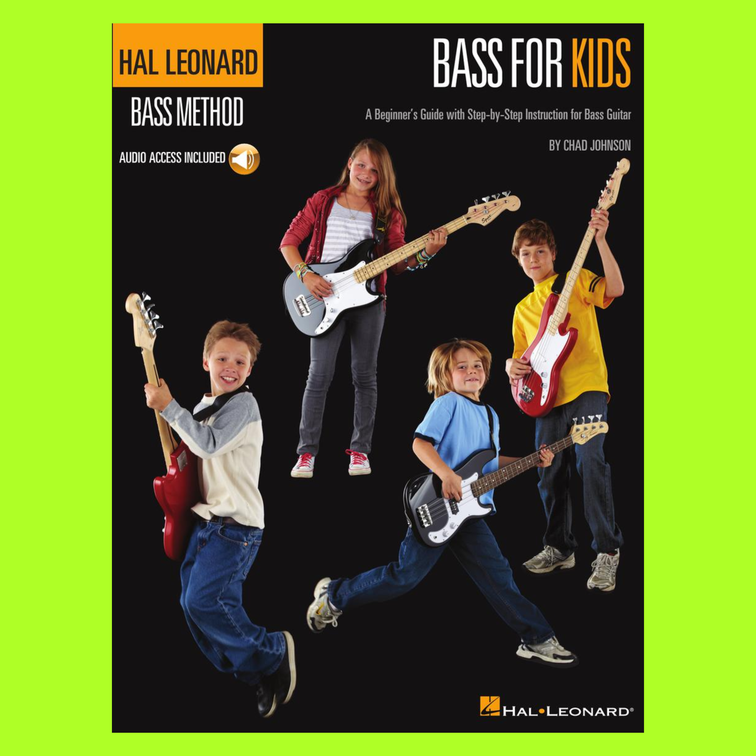 Hal Leonard Bass Method - Bass For Kids Book/Online Audio – Music2u.com.au
