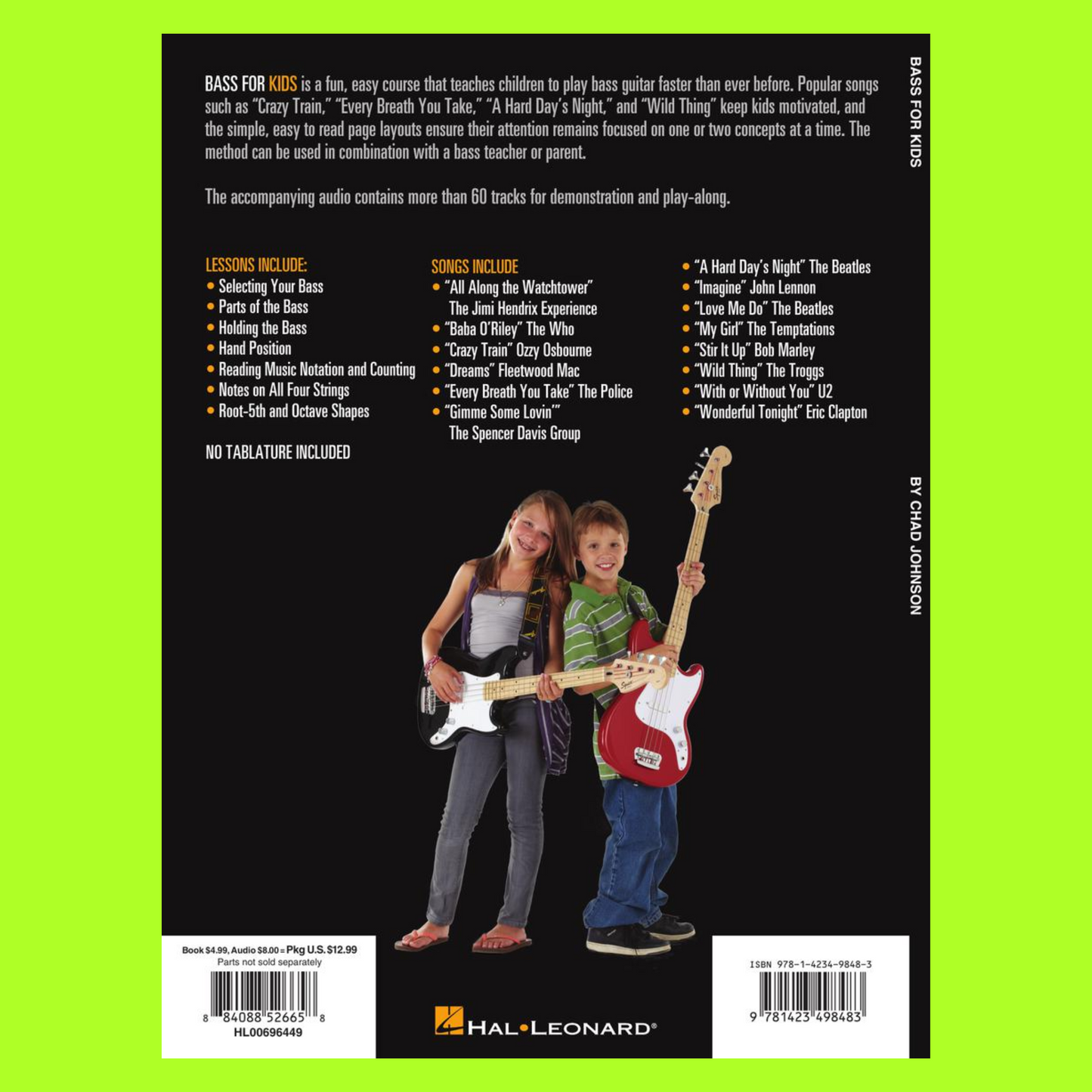 Hal Leonard Bass Method - Bass For Kids Book/Ola