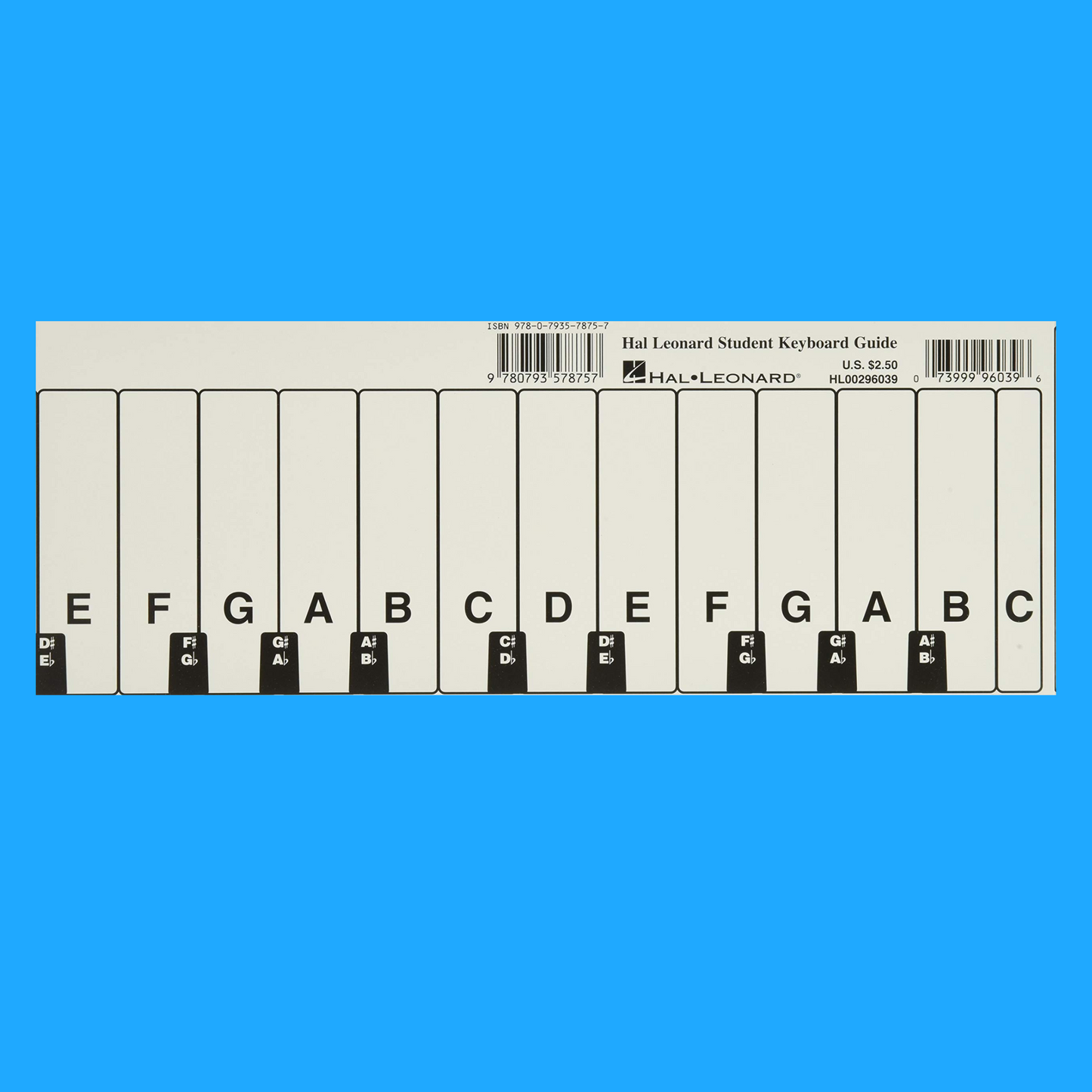 Hal Leonard Student Piano Library -  Keyboard Guide Chart