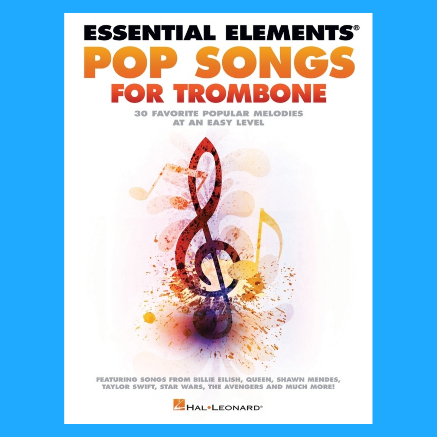 Essential Elements Pop Songs For Trombone Book