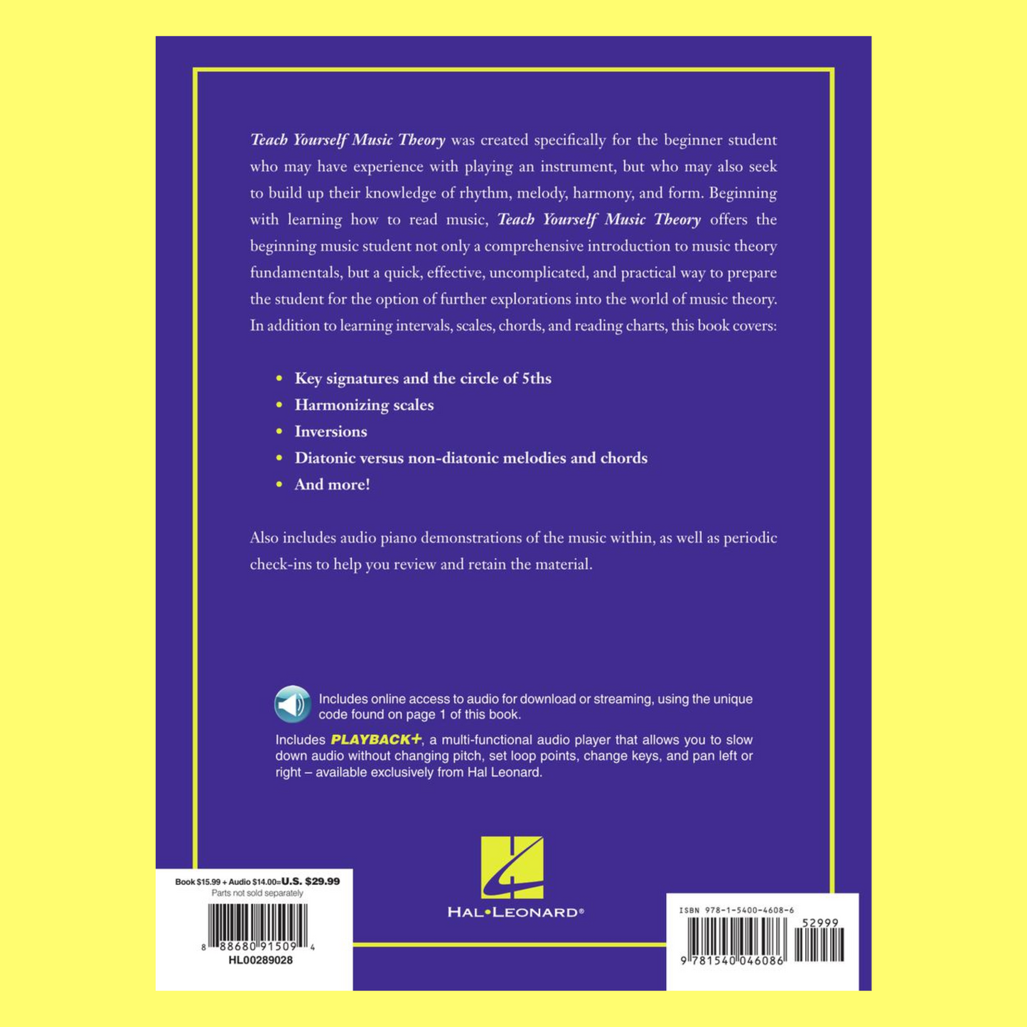 Hal Leonard - Teach Yourself Music Theory Book/Ola