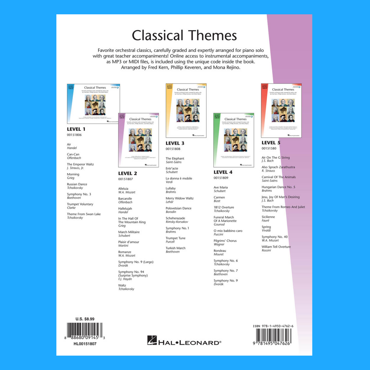 Hal Leonard Student Piano Library - Classical Themes Level 2 Book/Ola