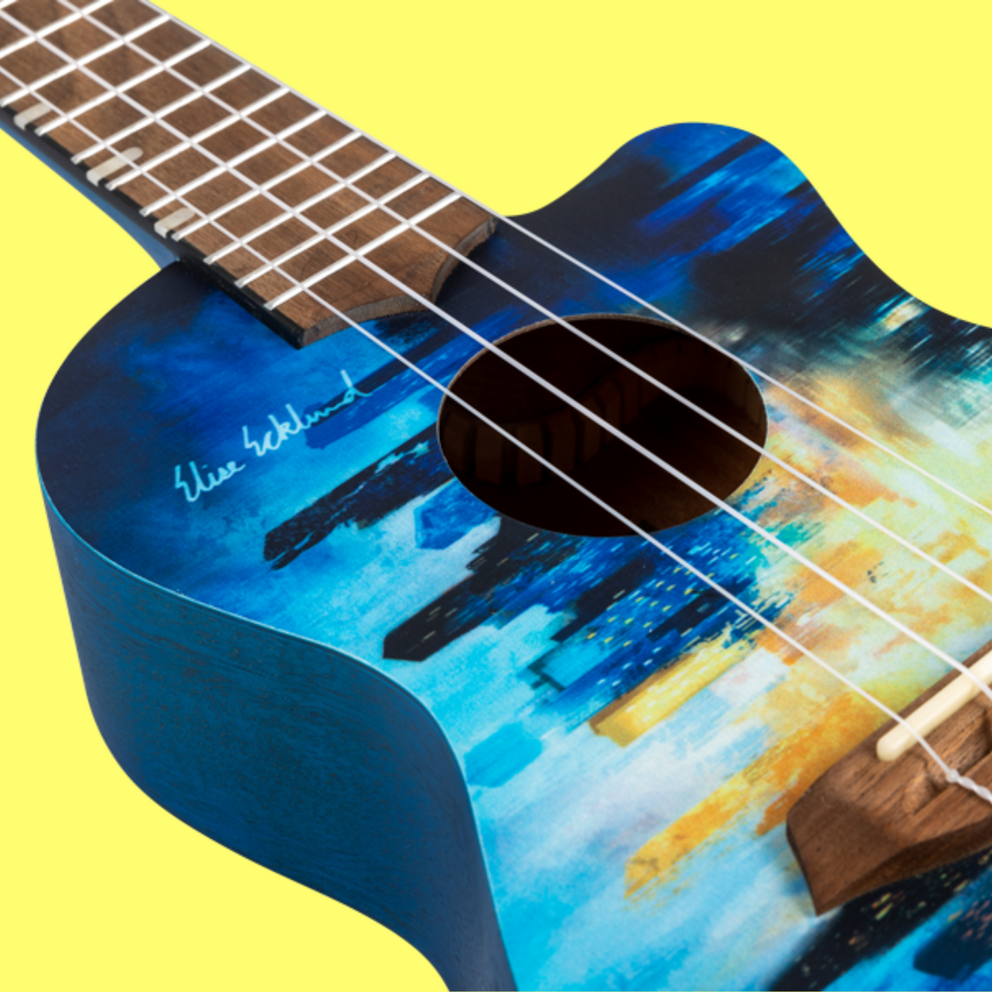 Flight Elise Ecklund Signature Concert Ukulele with Padded Gig Bag