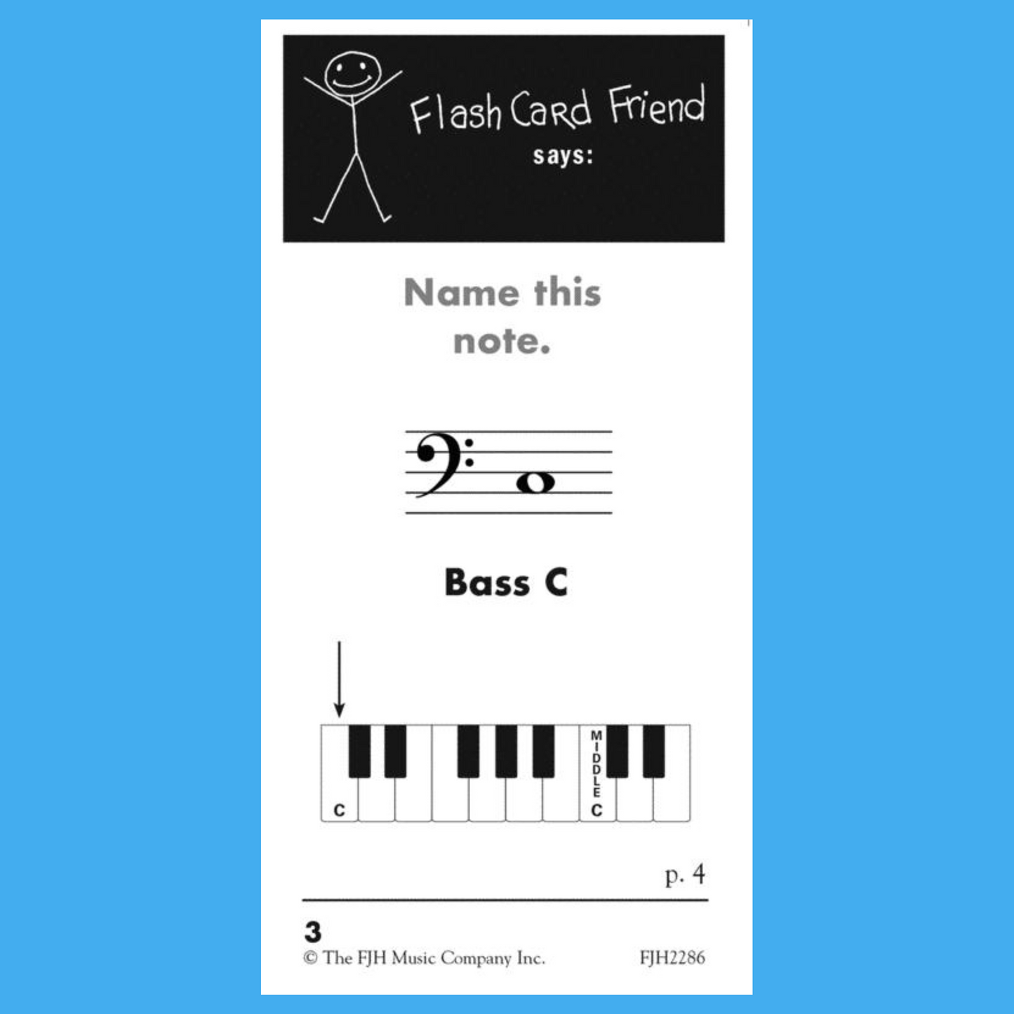 Succeeding At The Piano - Flash Card Friend Preparatory Grade Set