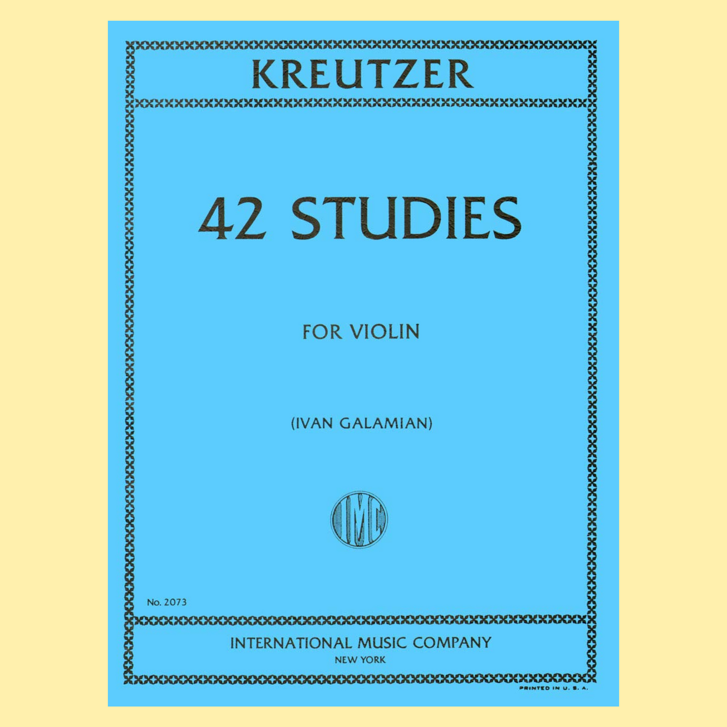 Rodolphe Kreutzer - 42 Violin Studies Book
