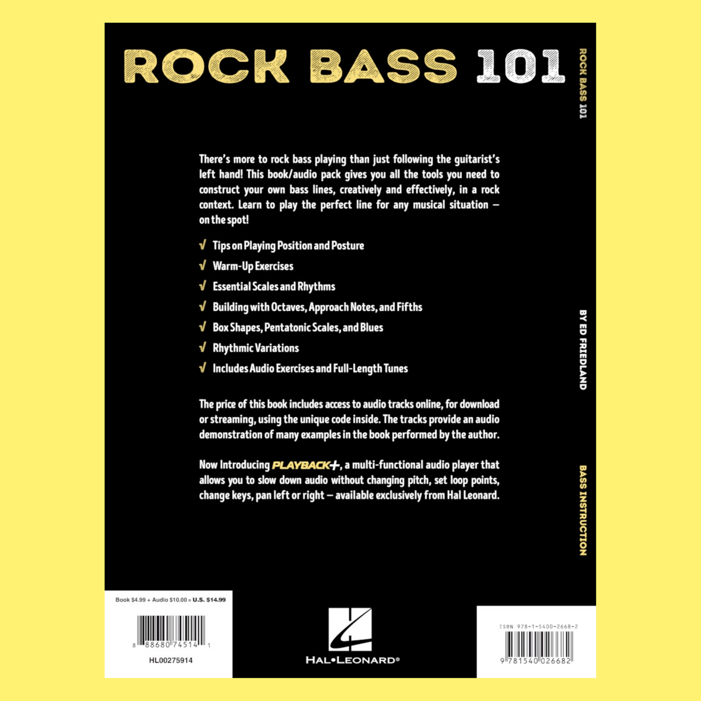 Rock Bass 101 Book/Ola