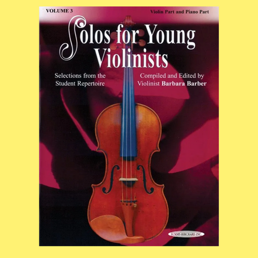 Solos for Young Violinists - Volume 3 Book with Piano Accompaniment