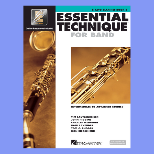 Essential Technique For Band Book 3 Alto Clarinet Bk/EEi