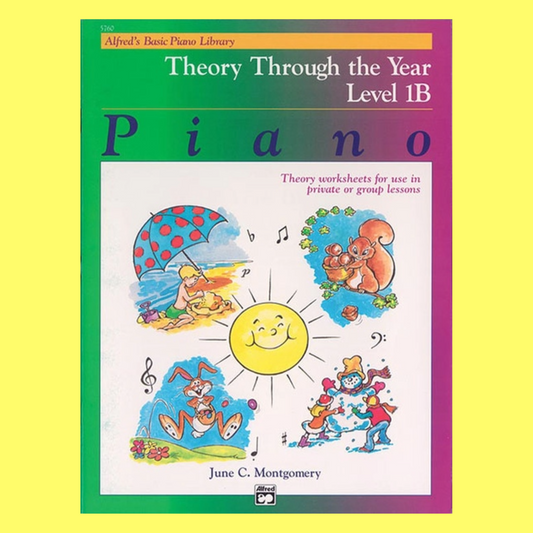 Alfred's Basic Piano Library - Theory Through The Year Level 1B Book