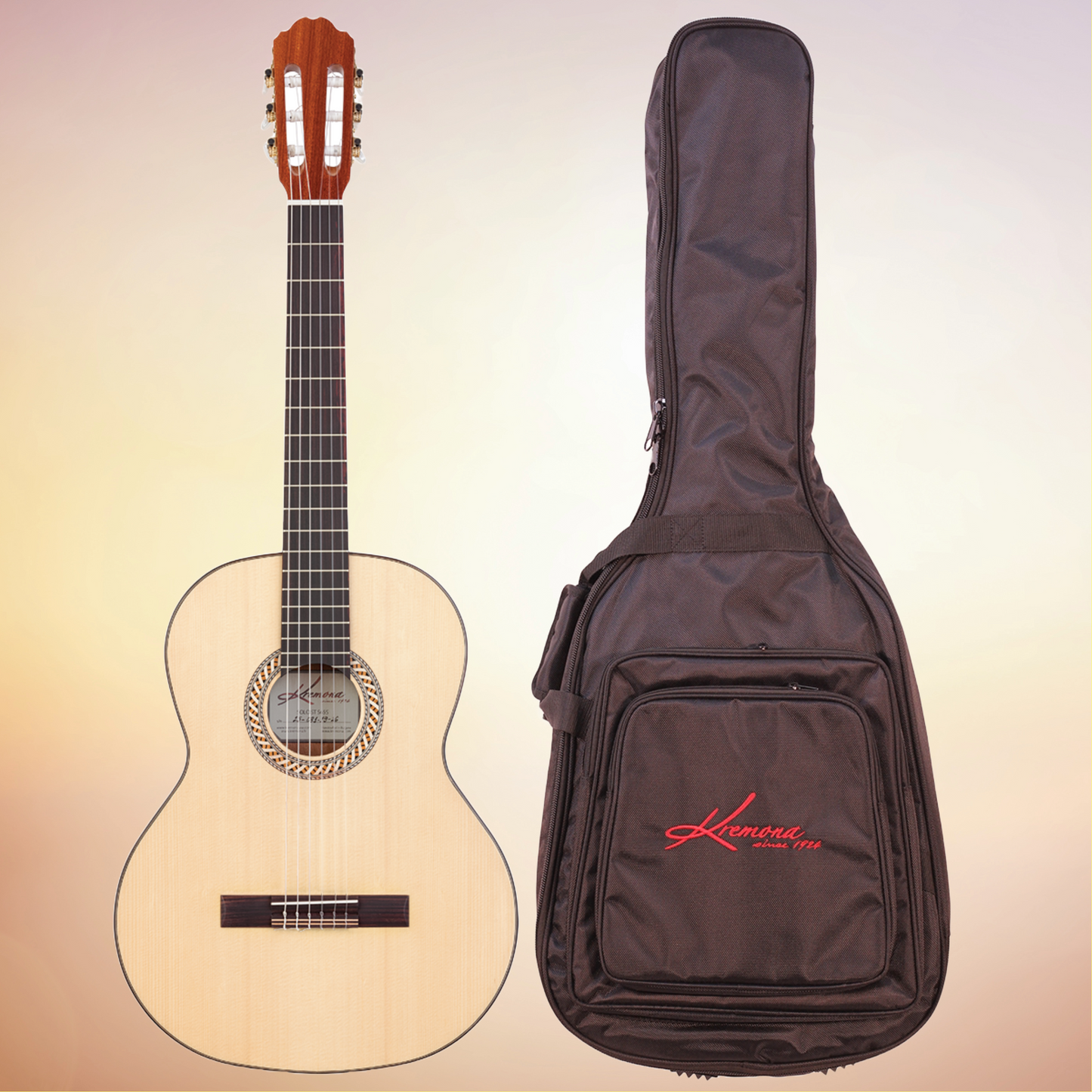 Kremona S65S Sofia Spruce / Sappeli Classical Guitar with Premium Soft Case