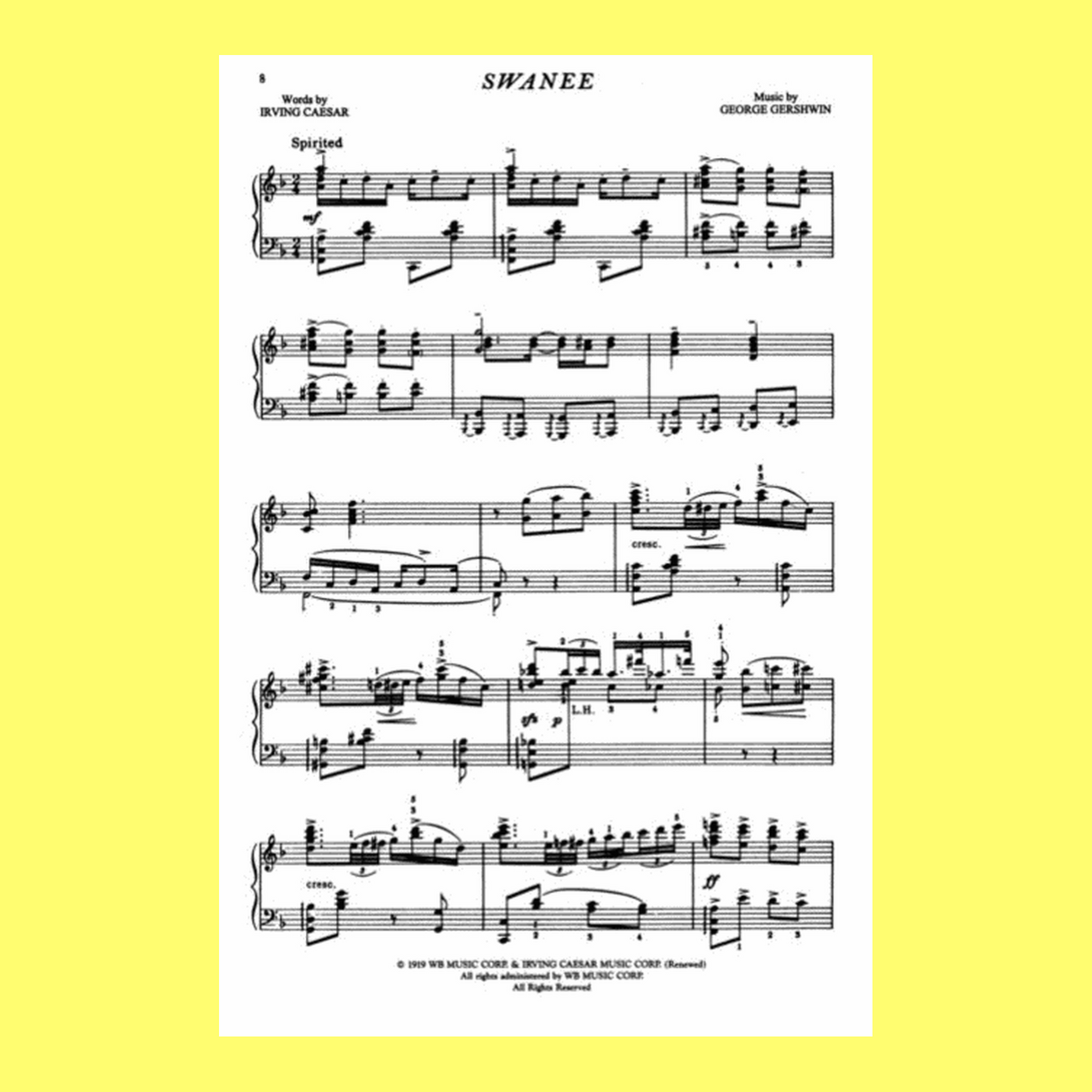 Gershwin At The Keyboard Book