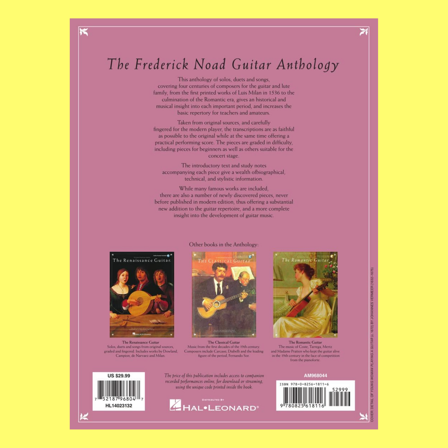 The Baroque Guitar Book/Ola (Frederick Noad Guitar Anthology Series)