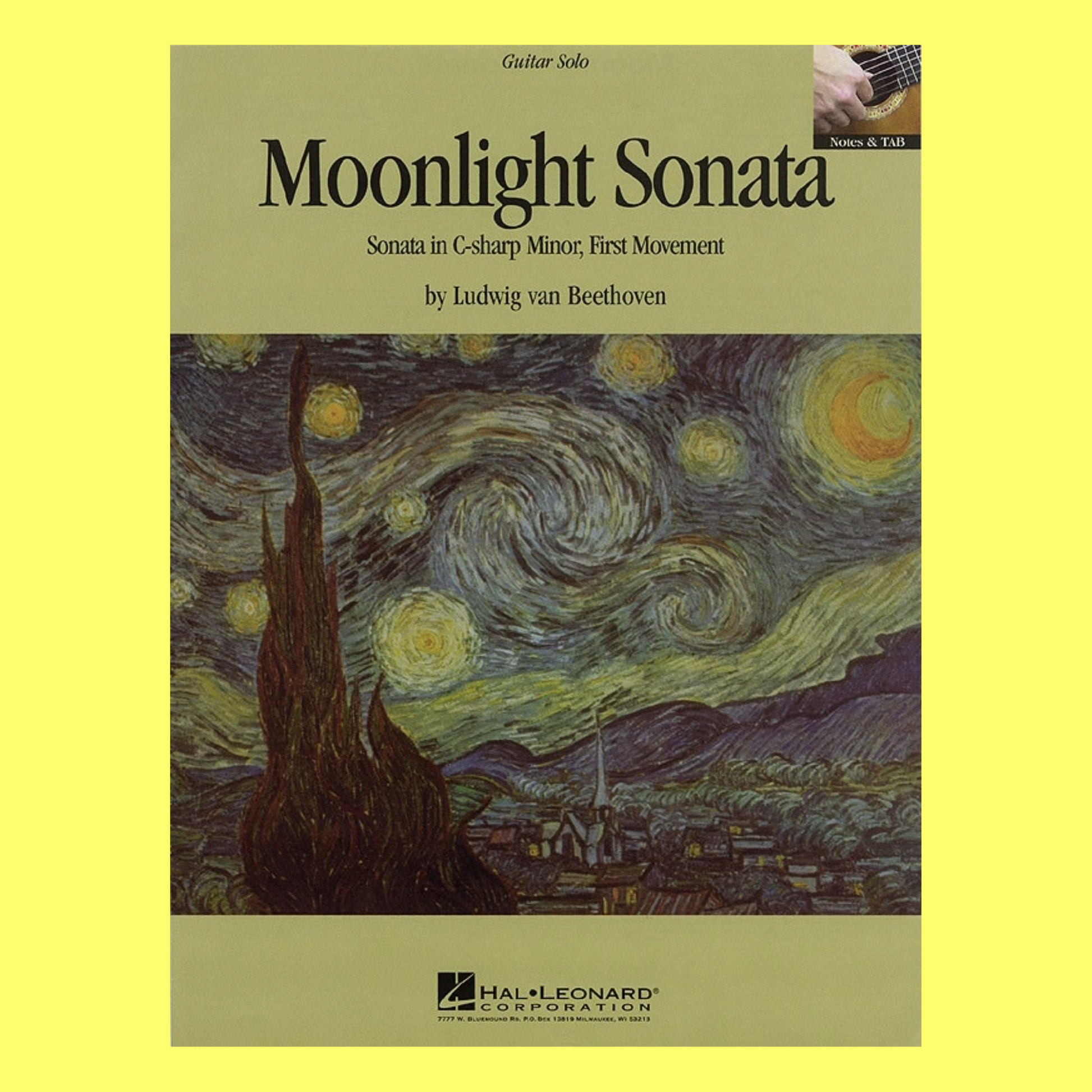 Beethovens Moonlight Sonata - Guitar Solo Sheet Music