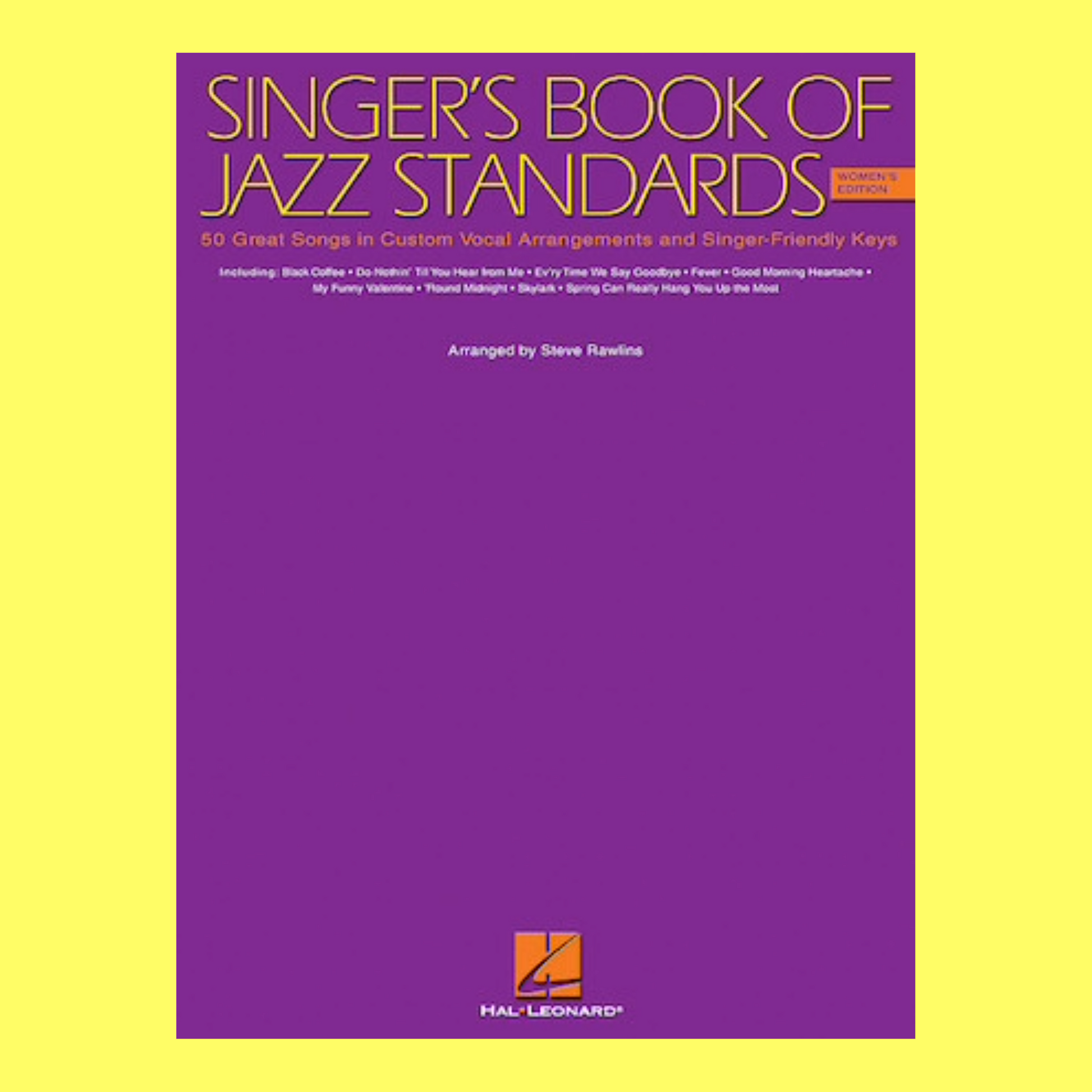 Singers Book Of Jazz Standards - Womens Edition Book (50 Songs)