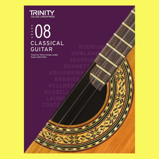 Trinity Classical Guitar Pieces Grade 8 Book (2020-2023)