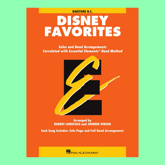 Essential Elements Disney Favorites - Baritone Bass Clef Book/Ola