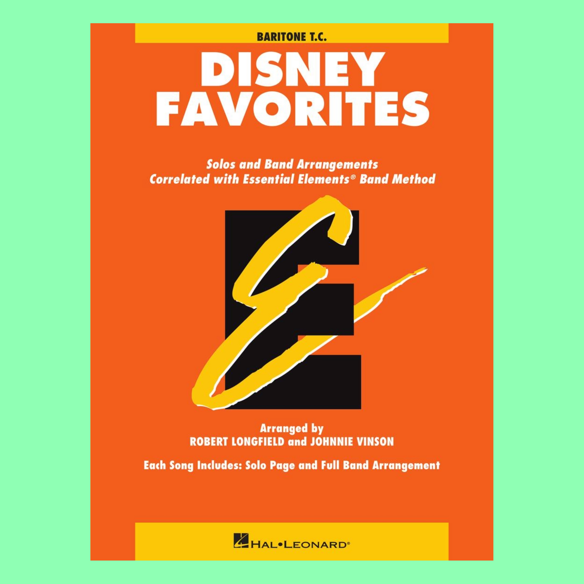Essential Elements Disney Favorites - Baritone Treble Clef Book/Ola