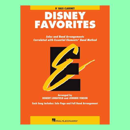 Essential Elements Disney Favorites - Bb Bass Clarinet Book/Ola