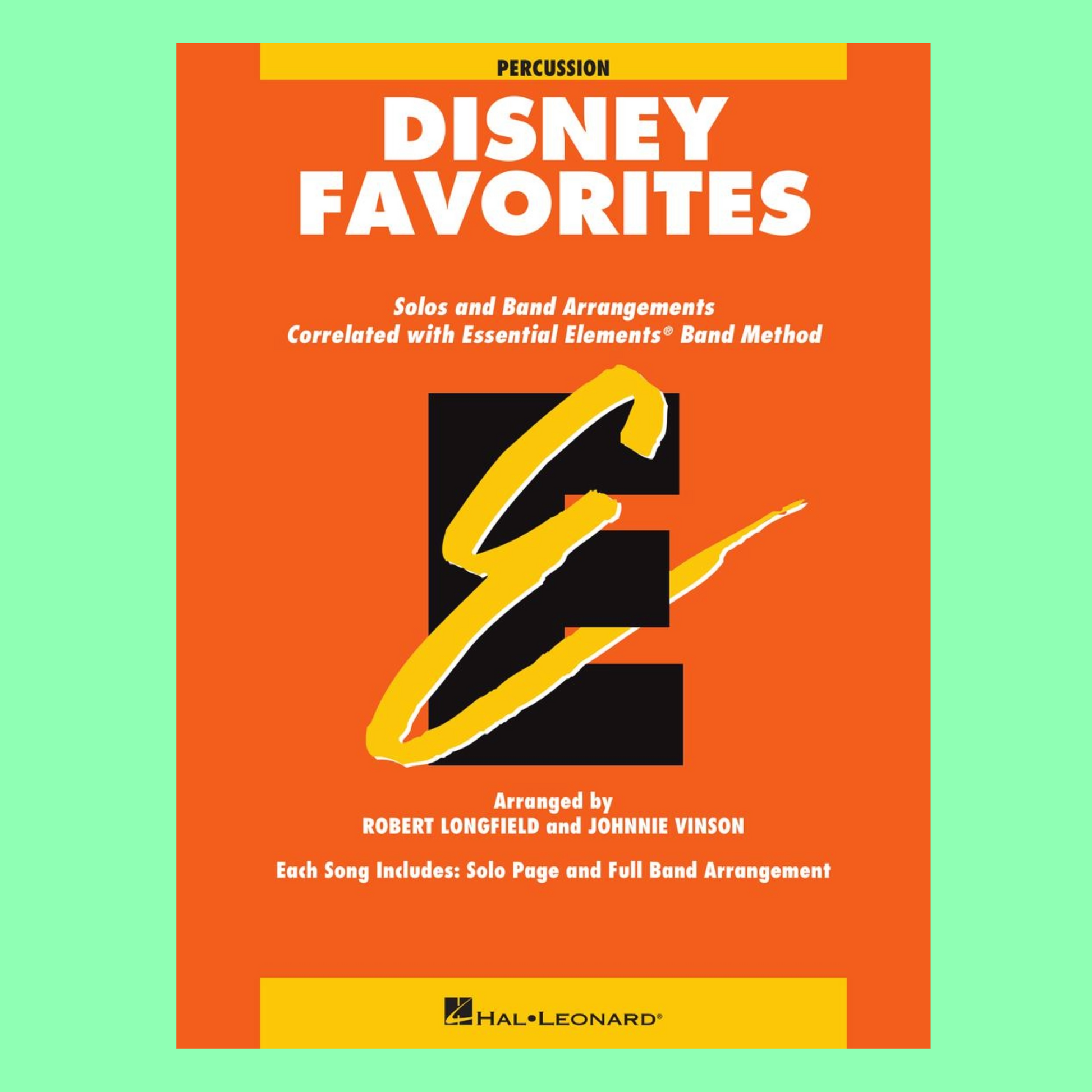 Essential Elements Disney Favorites - Percussion Book/Ola