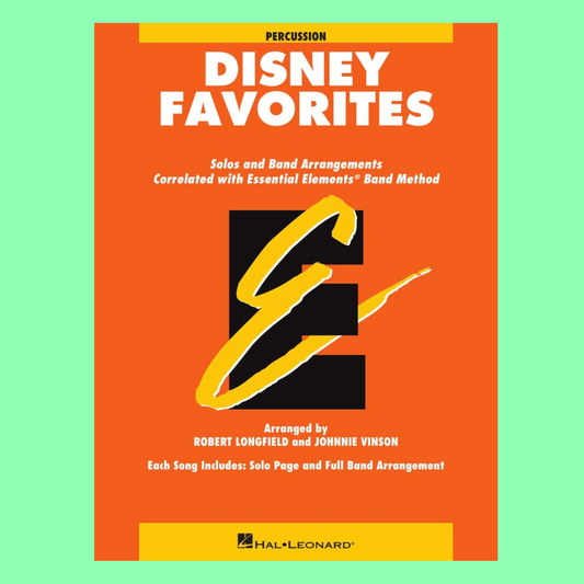 Essential Elements Disney Favorites - Percussion Book/Ola