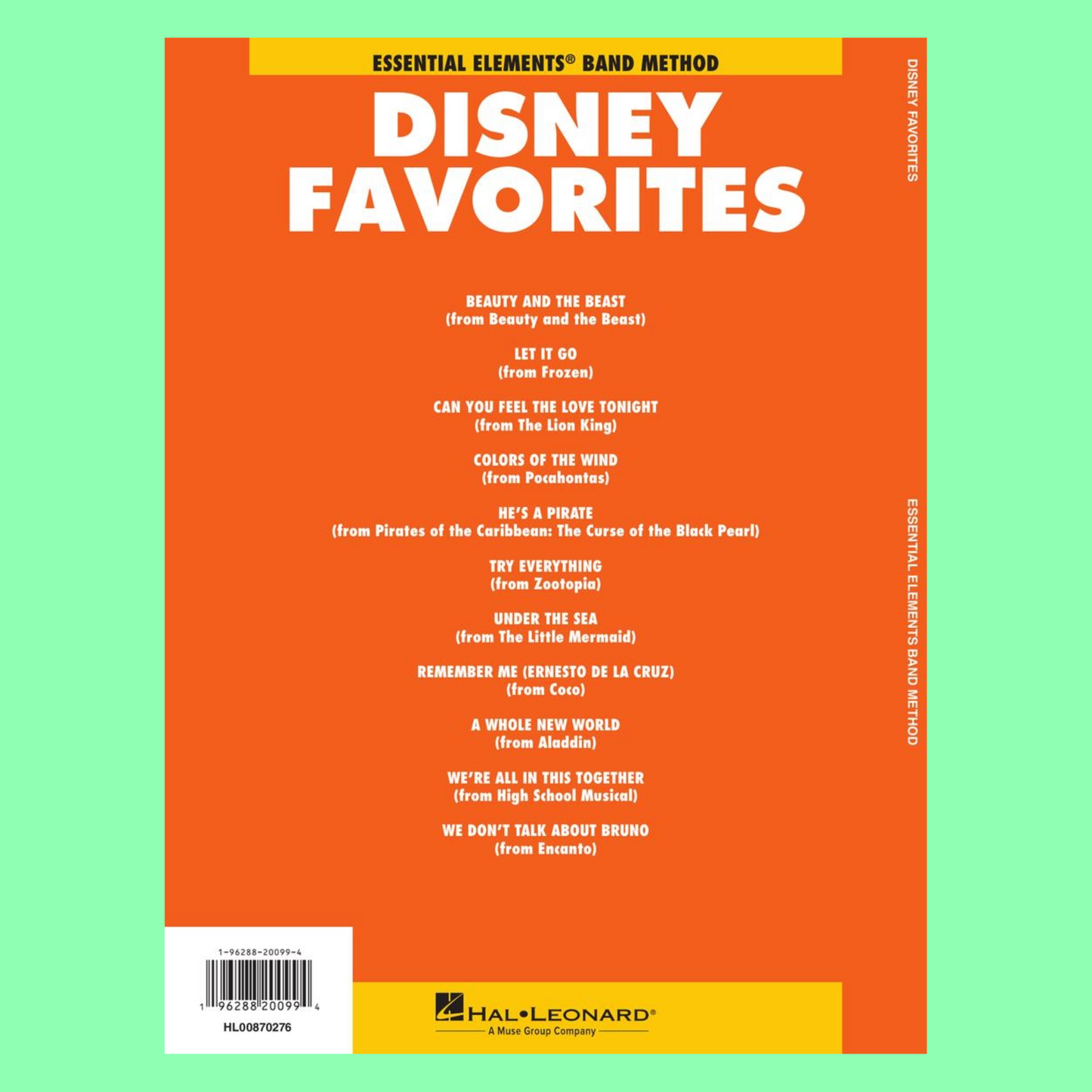 Essential Elements Disney Favorites - Percussion Book/Ola