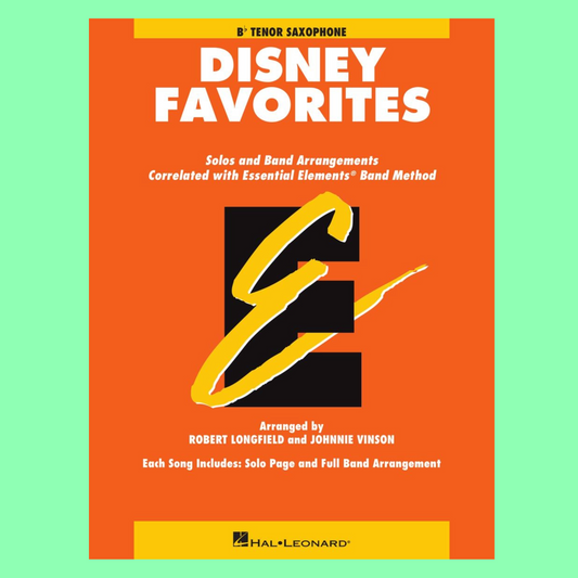 Essential Elements Disney Favorites - Tenor Saxophone Book/Ola