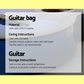 Alpha 38-inch Blue Wooden Acoustic Guitar Pack